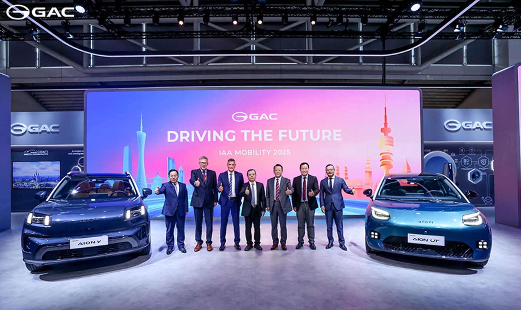 Бренд GAC на автосалоне в Мюнхене: европейский дебют AION V, летающий автомобиль и новое видение персональной мобильности